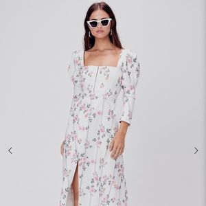 FOR LOVE AND LEMONS MIDI DRESS BRAND NEW WITH TAGS 🫖🌻